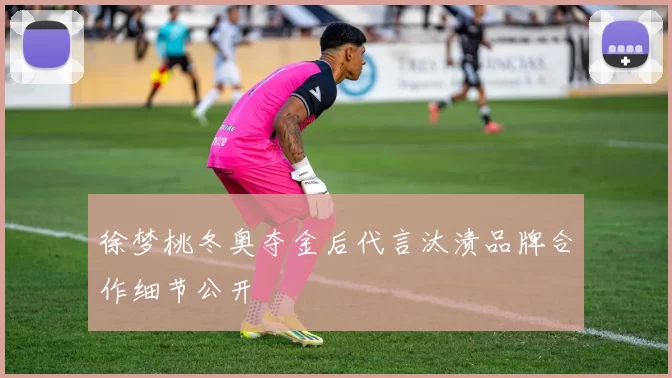 徐梦桃冬奥夺金后代言汰渍品牌合作细节公开